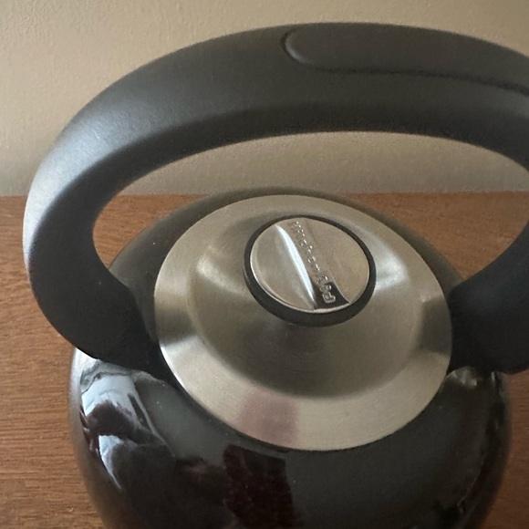 KitchenAid Black and Silver Tea Kettle - Picture 4 of 5